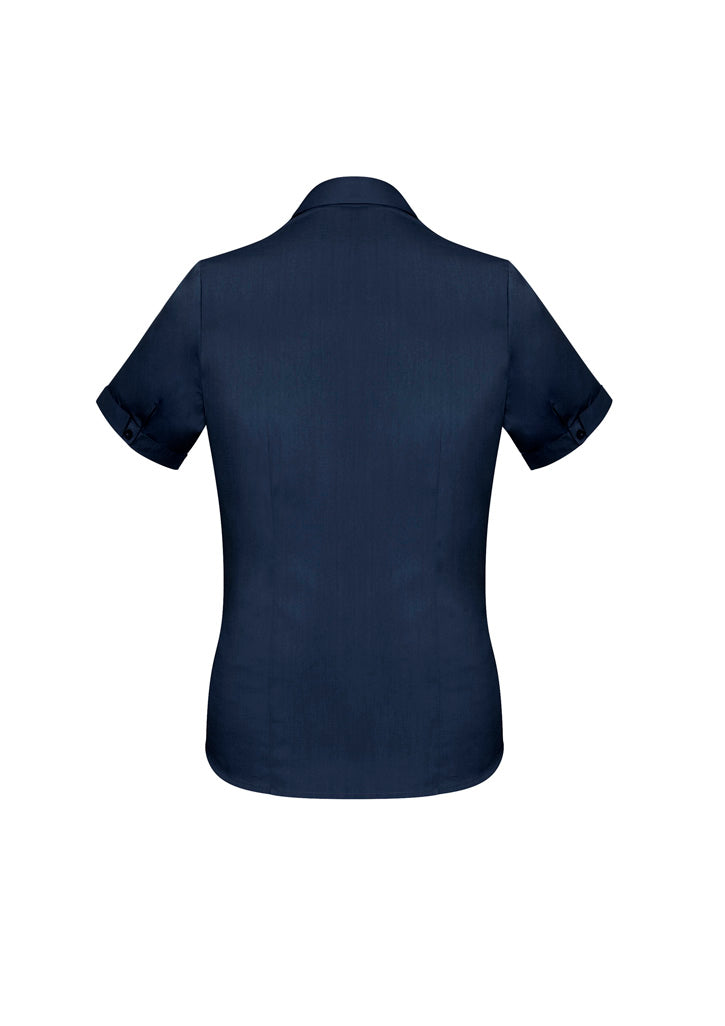 Womens Monaco Short Sleeve Shirt - Ink ||SRC=https://cdn.fashionbizapps.nz/honeybee/images/S770LS_bProduct_Ink_02_hVsFofe.jpg