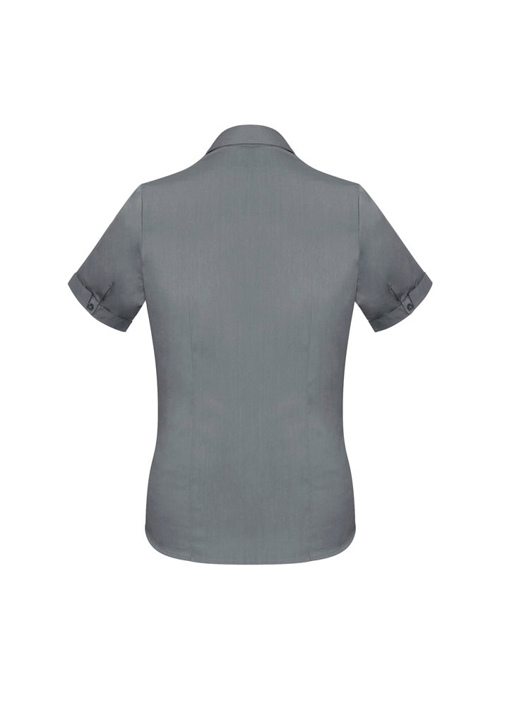 Womens Monaco Short Sleeve Shirt - Platinum ||SRC=https://cdn.fashionbizapps.nz/honeybee/images/S770LS_bProduct_Platinum_02_HTTgHN2.jpg