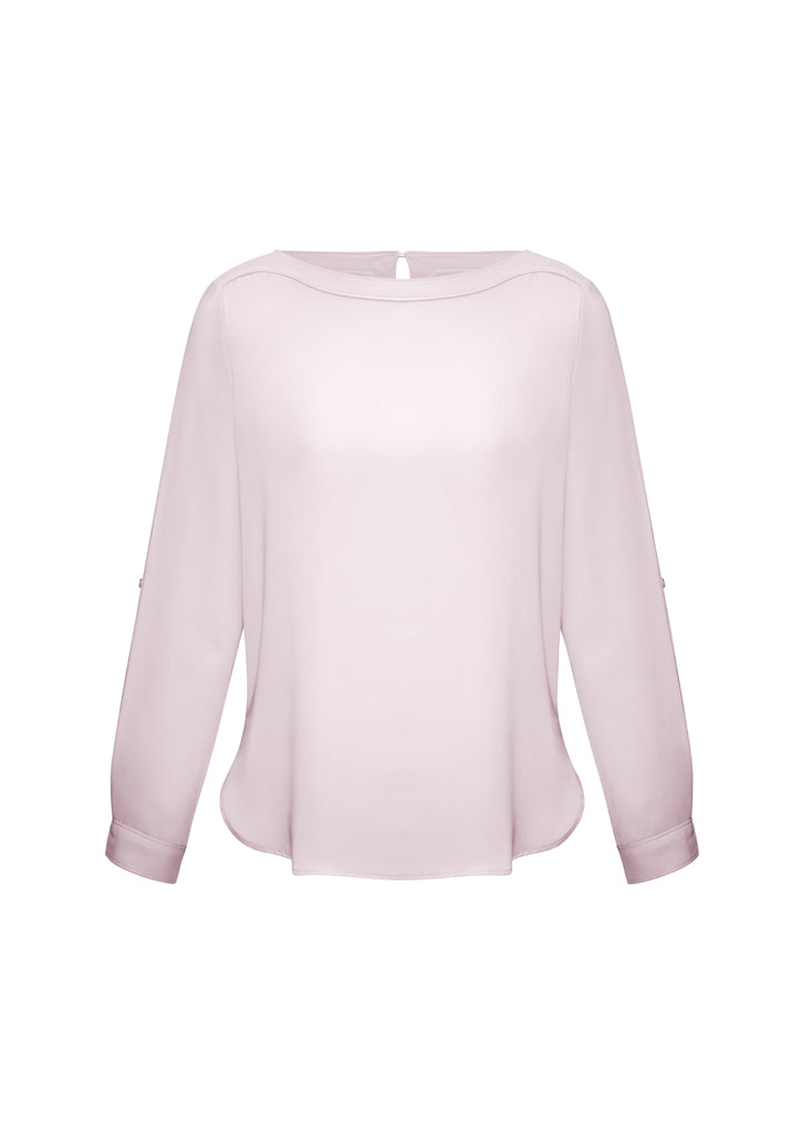 Womens Madison Boatneck Top - Blush Pink ||SRC=https://cdn.fashionbizapps.nz/honeybee/products/management/data/images/product/725x1026/S828LL_BlushPink_Front.jpg