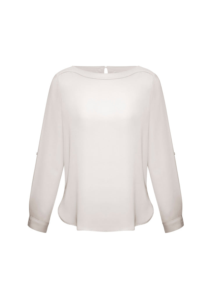 Womens Madison Boatneck Top - Ivory ||SRC=https://cdn.fashionbizapps.nz/honeybee/images/S828LL_bProduct_Ivory_01_8dhjezK.jpg