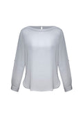 Womens Madison Boatneck Top - Silver Mist ||SRC=https://cdn.fashionbizapps.nz/honeybee/images/S828LL_bProduct_SilverMist_01_weY99ff.jpg