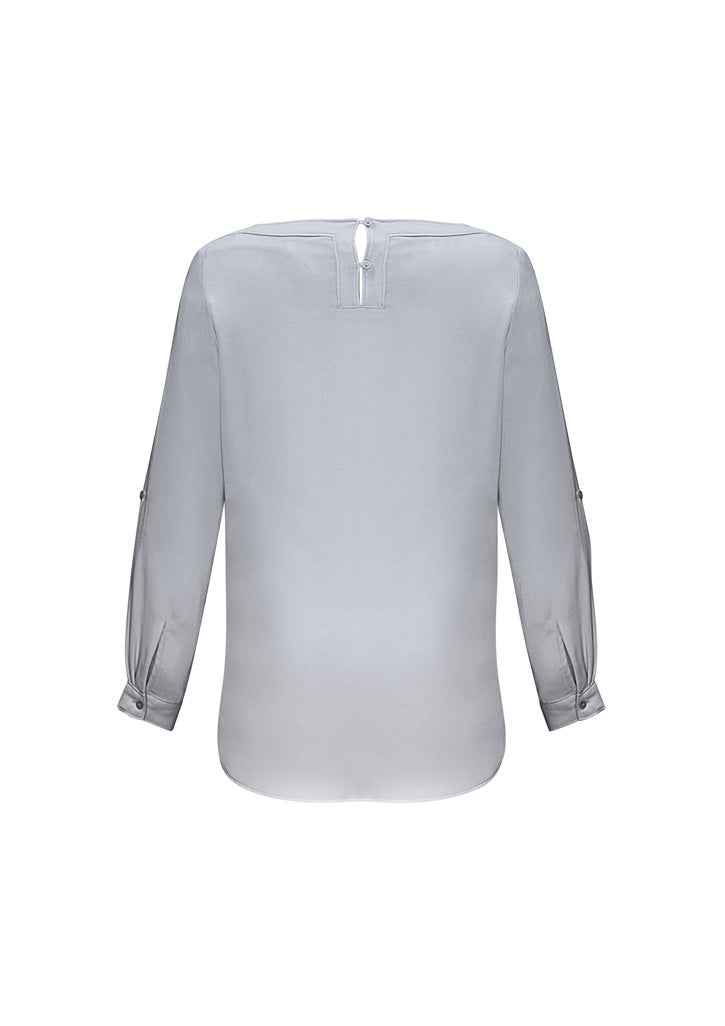 Womens Madison Boatneck Top - Silver Mist ||SRC=https://cdn.fashionbizapps.nz/honeybee/images/S828LL_bProduct_SilverMist_02_dvy4TXG.jpg
