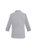 Womens Jagger 3/4 Sleeve Shirt - Silver ||SRC=https://cdn.fashionbizapps.nz/honeybee/images/S910LT_bProduct_Silver_02_zjRUsJ6.jpg
