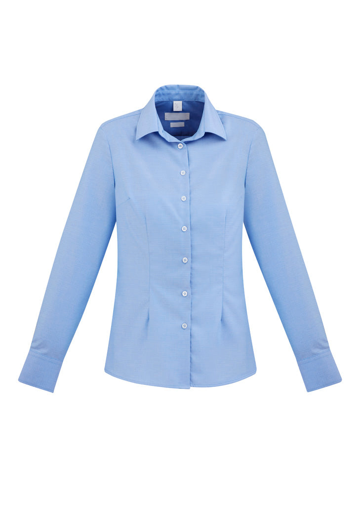 Womens Regent Long Sleeve Shirt - Blue ||SRC=https://cdn.fashionbizapps.nz/honeybee/images/S912LL_bProduct_Blue_01_Flb1roq.jpg