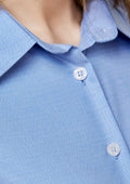 Womens Regent 3/4 Sleeve Shirt ||SRC=https://cdn.fashionbizapps.nz/honeybee/images/S912LT_Talent_Blue_02.jpg