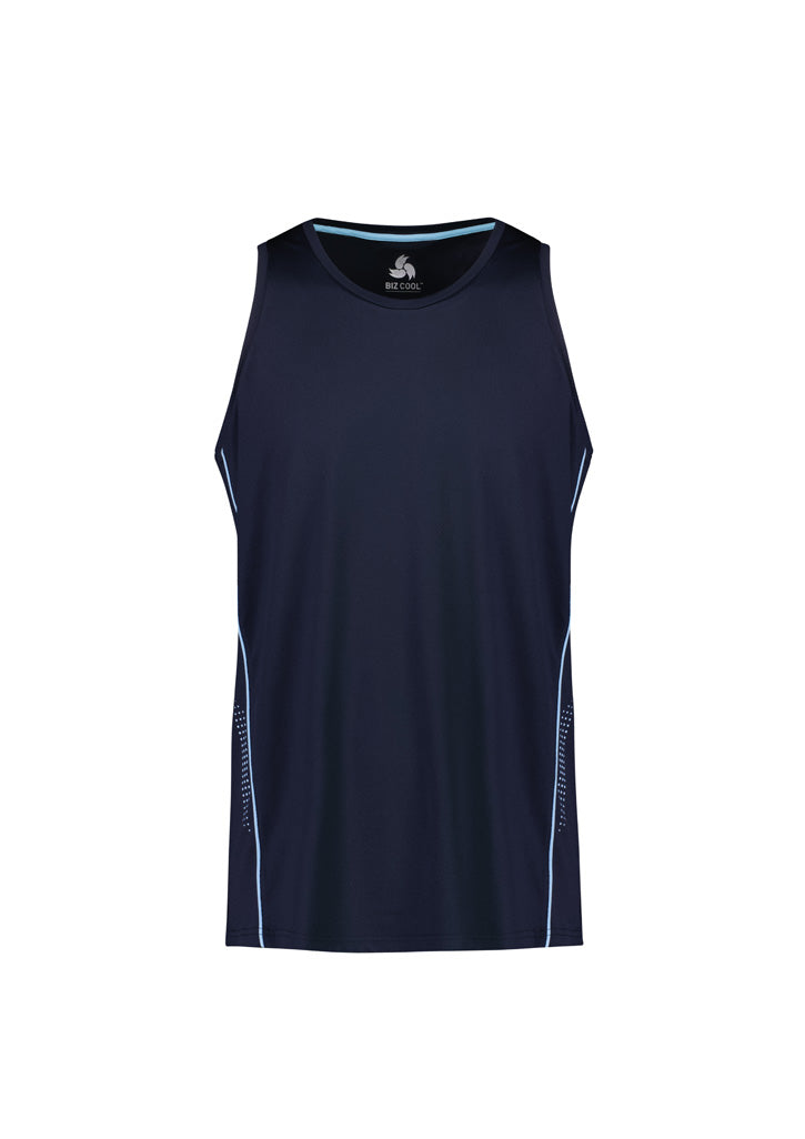 Mens Balance Singlet - Navy/Sky ||SRC=https://cdn.fashionbizapps.nz/honeybee/images/SG319M_bProduct_Navy_Sky_01_uUifG3X.jpg