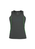 Ladies Razor Singlet - Grey/Fluoro Lime ||SRC=https://cdn.fashionbizapps.nz/honeybee/products/management/data/reshoot%20colour/SG407L_Product_GreyLime_01_L1Y8ZqC.jpg