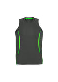 Mens Razor Singlet - Grey/Fluoro Lime ||SRC=https://cdn.fashionbizapps.nz/honeybee/products/management/data/reshoot%20colour/SG407M_Product_GreyLime_01_2lfUUnS.jpg