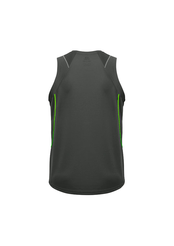 Mens Razor Singlet - Grey/Fluoro Lime ||SRC=https://cdn.fashionbizapps.nz/honeybee/products/management/data/reshoot%20colour/SG407M_Product_GreyLime_02_qKjcjg0.jpg