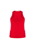 Womens Renegade Singlet - Red/White/Silver ||SRC=https://cdn.fashionbizapps.nz/honeybee/products/management/data/reshoot%20colour/SG702L_Product_RedWhite_02_0MU6iZQ.jpg