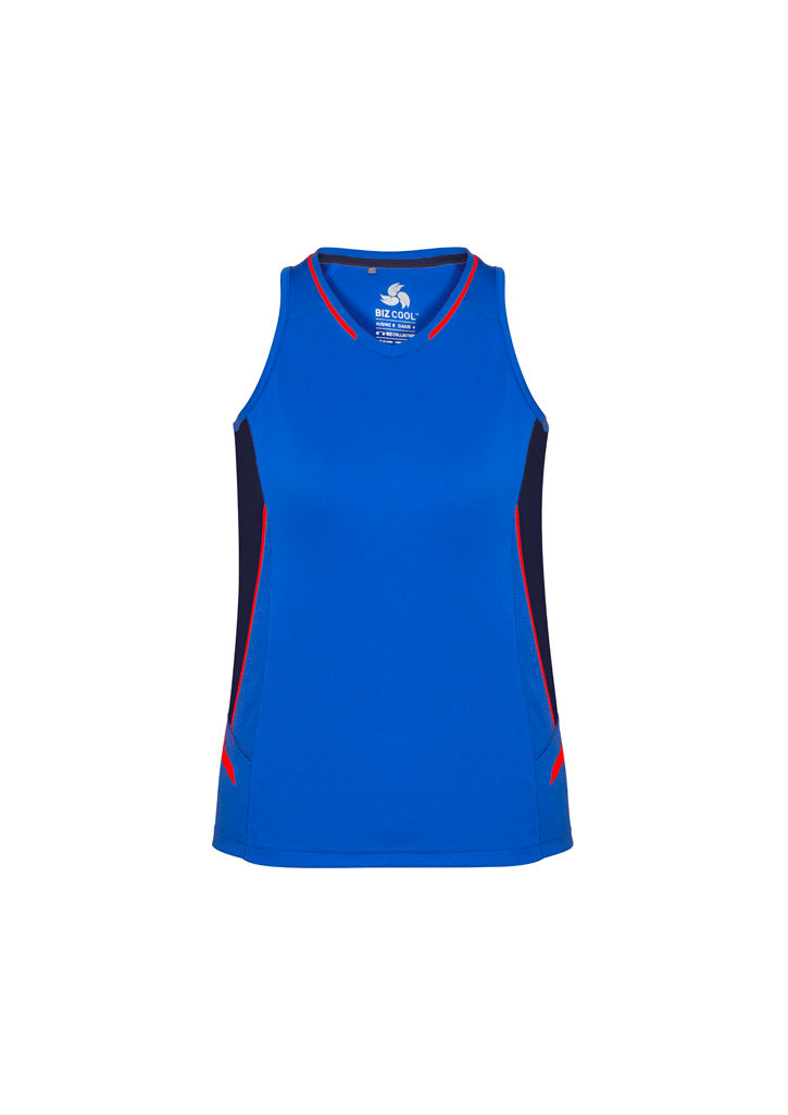 Womens Renegade Singlet - Royal/Navy/Fluoro Orange ||SRC=https://cdn.fashionbizapps.nz/honeybee/products/management/data/reshoot%20colour/SG702L_Product_RoyalNavyFluoroOrange_01_48VhnrR.jpg