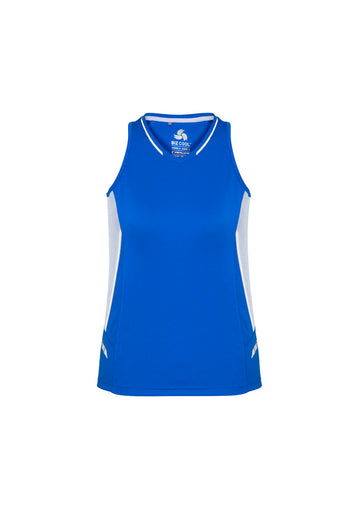Womens Renegade Singlet ||SRC=https://cdn.fashionbizapps.nz/honeybee/images/SG702L_Product_RoyalWhite_01_SqzKR8l.jpg