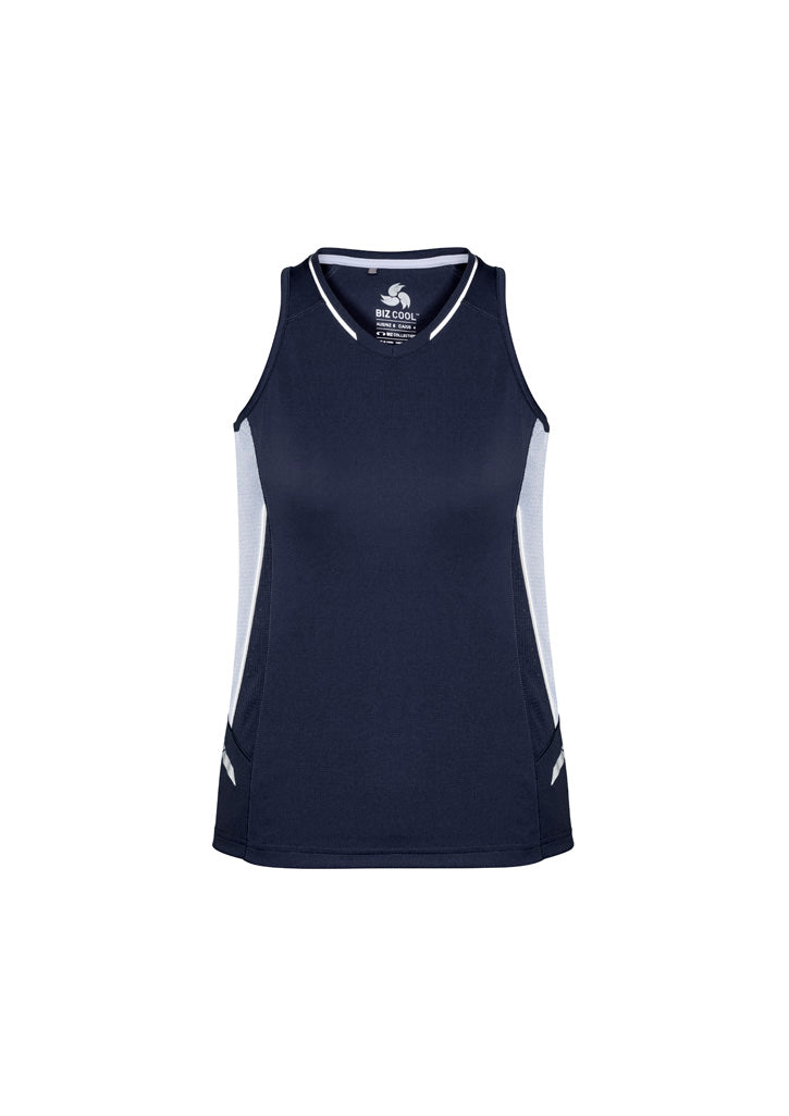 Womens Renegade Singlet - Navy/White/Silver ||SRC=https://cdn.fashionbizapps.nz/honeybee/images/SG702L_bProduct_Navy_White_Silver_01_7UIQqTG.jpg