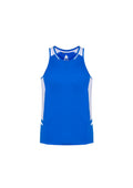 Mens Renegade Singlet - Royal/White/Silver ||SRC=https://cdn.fashionbizapps.nz/honeybee/products/management/data/reshoot%20colour/SG702M_Product_RoyalWhite_01_zzT7EDy.jpg