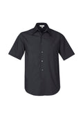 Mens Metro Short Sleeve Shirt - Charcoal ||SRC=https://cdn.fashionbizapps.nz/honeybee/images/SH715_bProduct_Charcoal_01_8VJulXP.jpg