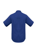 Mens Metro Short Sleeve Shirt - Royal ||SRC=https://cdn.fashionbizapps.nz/honeybee/images/SH715_bProduct_Royal_02_rurDyZ3.jpg