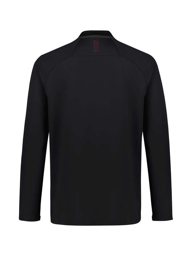 Unisex Balance Mid Layer Top - Black/Red ||SRC=https://cdn.fashionbizapps.nz/honeybee/images/SW225M_bProduct_Black_Red_02_24twZQJ.jpg