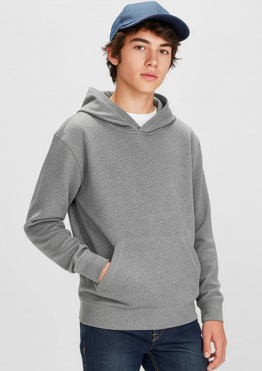 Kids Hype Hoodie ||SRC=https://cdn.fashionbizapps.nz/honeybee/images/SW239KL_Talent_GreyMarle_01_grqBtC1.jpg