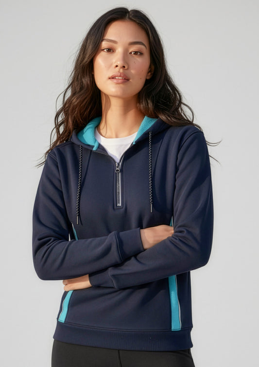 Unisex Renegade Hoodie ||SRC=https://cdn.fashionbizapps.nz/honeybee/images/SW710M_Talent_Navy_Sky_Silver_02.jpg