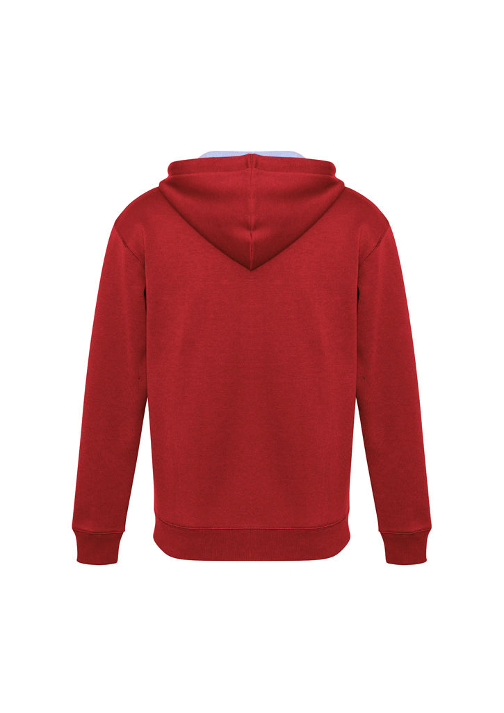 Unisex Renegade Hoodie - Red/White/Silver ||SRC=https://cdn.fashionbizapps.nz/honeybee/images/SW710M_bProduct_Red_White_Silver_02_Y1W8w68.jpg