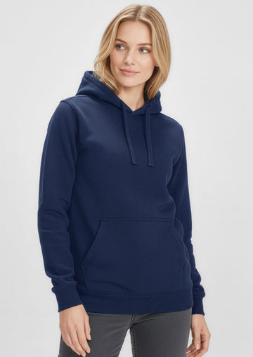 Womens Crew Hoodie ||SRC=https://cdn.fashionbizapps.nz/honeybee/images/SW760L_Talent_Navy_01.jpg