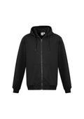 Mens Crew Zip Hoodie - Black ||SRC=https://cdn.fashionbizapps.nz/honeybee/images/SW762M_bProduct_Black_01_ZjEvHll.jpg