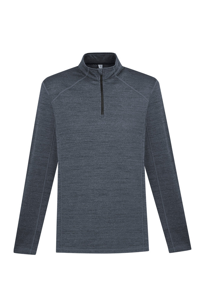 Mens Monterey Top - Grey Marle/Black ||SRC=https://cdn.fashionbizapps.nz/honeybee/images/SW931M_bProduct_GreyMarle_Black_01_v0Xpp0h.jpg