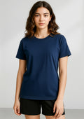 Kids Action Short Sleeve Tee ||SRC=https://cdn.fashionbizapps.nz/honeybee/images/T207KS_Talent_Navy_02.jpg