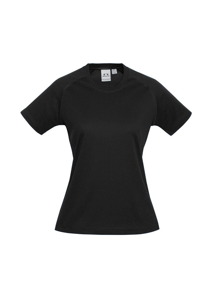 Womens Sprint Short Sleeve Tee - Black ||SRC=https://cdn.fashionbizapps.nz/honeybee/images/T301LS_bProduct_Black_01_eZTej78.jpg