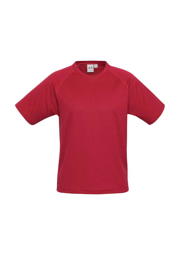 Mens Sprint Short Sleeve Tee - Red ||SRC=https://cdn.fashionbizapps.nz/honeybee/images/T301MS_bProduct_Red_01_kP8pkJs.jpg