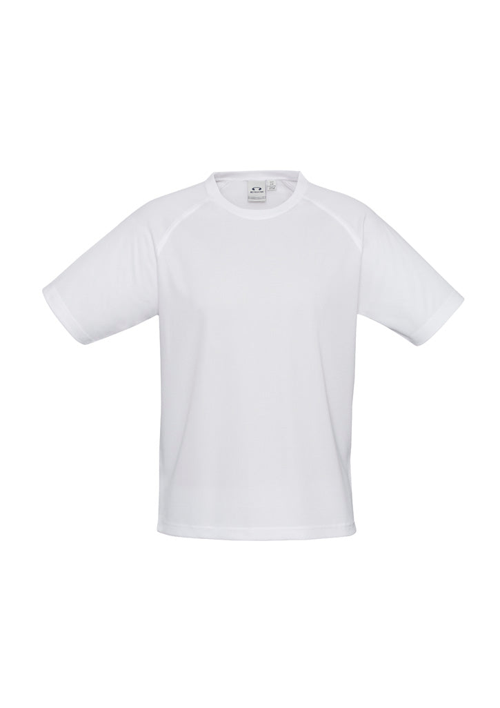Mens Sprint Short Sleeve Tee - White ||SRC=https://cdn.fashionbizapps.nz/honeybee/images/T301MS_bProduct_White_01_OOzeNcg.jpg