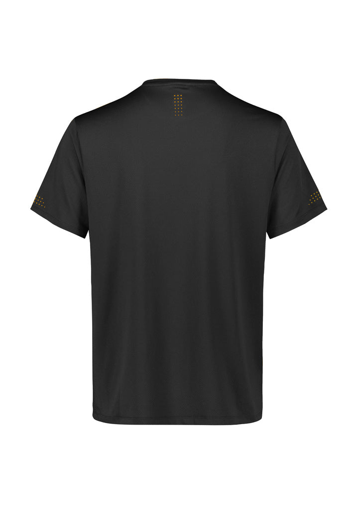 Kids Balance Short Sleeve Tee - Black/Gold ||SRC=https://cdn.fashionbizapps.nz/honeybee/images/T318KS_bProduct_Black_Gold_02_eKKPGsI.jpg