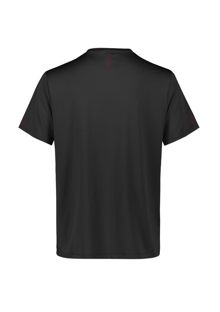 Kids Balance Short Sleeve Tee - Black/Red ||SRC=https://cdn.fashionbizapps.nz/honeybee/images/T318KS_bProduct_Black_Red_02_oFBwamA.jpg