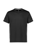 Mens Balance Short Sleeve Tee - Black/White ||SRC=https://cdn.fashionbizapps.nz/honeybee/images/T318MS_bProduct_Black_White_01_y3FfkYI.jpg