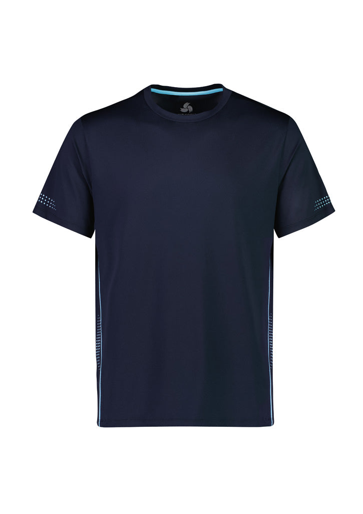 Mens Balance Short Sleeve Tee - Navy/Sky ||SRC=https://cdn.fashionbizapps.nz/honeybee/images/T318MS_bProduct_Navy_Sky_01_dL2EpA9.jpg