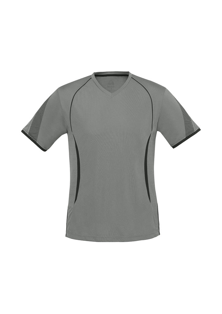 Kids Razor Tee - Ash/Black ||SRC=https://cdn.fashionbizapps.nz/honeybee/products/management/data/reshoot%20colour/T406KS_Product_AshBlack_01_S4MR4bH.jpg