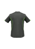 Kids Razor Tee - Grey/Fluoro Lime ||SRC=https://cdn.fashionbizapps.nz/honeybee/products/management/data/reshoot%20colour/T406KS_Product_GreyFluoroLime_02_SJvs4Nr.jpg