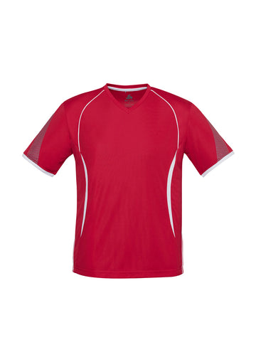 Kids Razor Tee - Red/White ||SRC=https://cdn.fashionbizapps.nz/honeybee/products/management/data/reshoot%20colour/T406KS_Product_RedWhite_01_PRDSQIN.jpg
