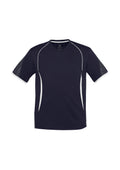 Mens Razor Short Sleeve Tee - Navy/White ||SRC=https://cdn.fashionbizapps.nz/honeybee/images/T406MS_bProduct_Navy_White_01_cTUbu6y.jpg
