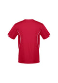 Mens Razor Short Sleeve Tee - Red/White ||SRC=https://cdn.fashionbizapps.nz/honeybee/images/T406MS_bProduct_Red_White_02_FLjz95j.jpg
