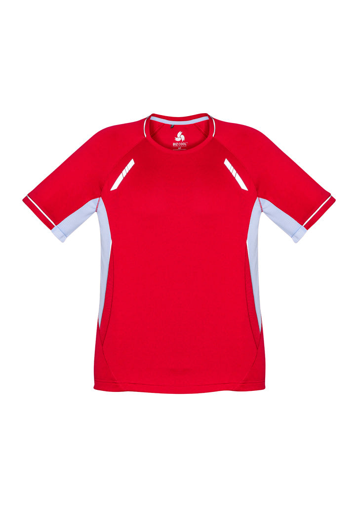 Kids Renegade Short Sleeve Tee ||SRC=https://cdn.fashionbizapps.nz/honeybee/images/T701KS_Product_RedWhite_01_6GvuriN.jpg