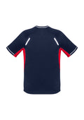 Kids Renegade Short Sleeve Tee - Navy/Red/Silver ||SRC=https://cdn.fashionbizapps.nz/honeybee/images/T701KS_bProduct_Navy_Red_Silver_02_oaI9GsL.jpg