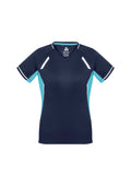 Womens Renegade Short Sleeve Tee - Navy/Sky/Silver ||SRC=https://cdn.fashionbizapps.nz/honeybee/images/T701LS_bProduct_Navy_Sky_Silver_01_KewNz6N.jpg
