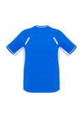 Mens Renegade Short Sleeve Tee - Royal/White/Silver ||SRC=https://cdn.fashionbizapps.nz/honeybee/images/T701MS_Product_RoyalWhite_02.jpg