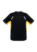 Mens Renegade Short Sleeve Tee - Black/Gold/Silver ||SRC=https://cdn.fashionbizapps.nz/honeybee/images/T701MS_bProduct_Black_Gold_Silver_02_2VKsWhX.jpg