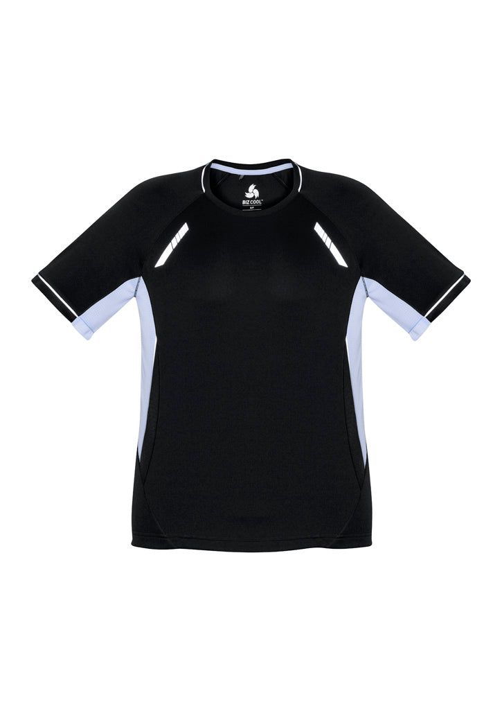 Mens Renegade Short Sleeve Tee - Black/White/Silver ||SRC=https://cdn.fashionbizapps.nz/honeybee/images/T701MS_bProduct_Black_White_Silver_01_nqfyUzb.jpg