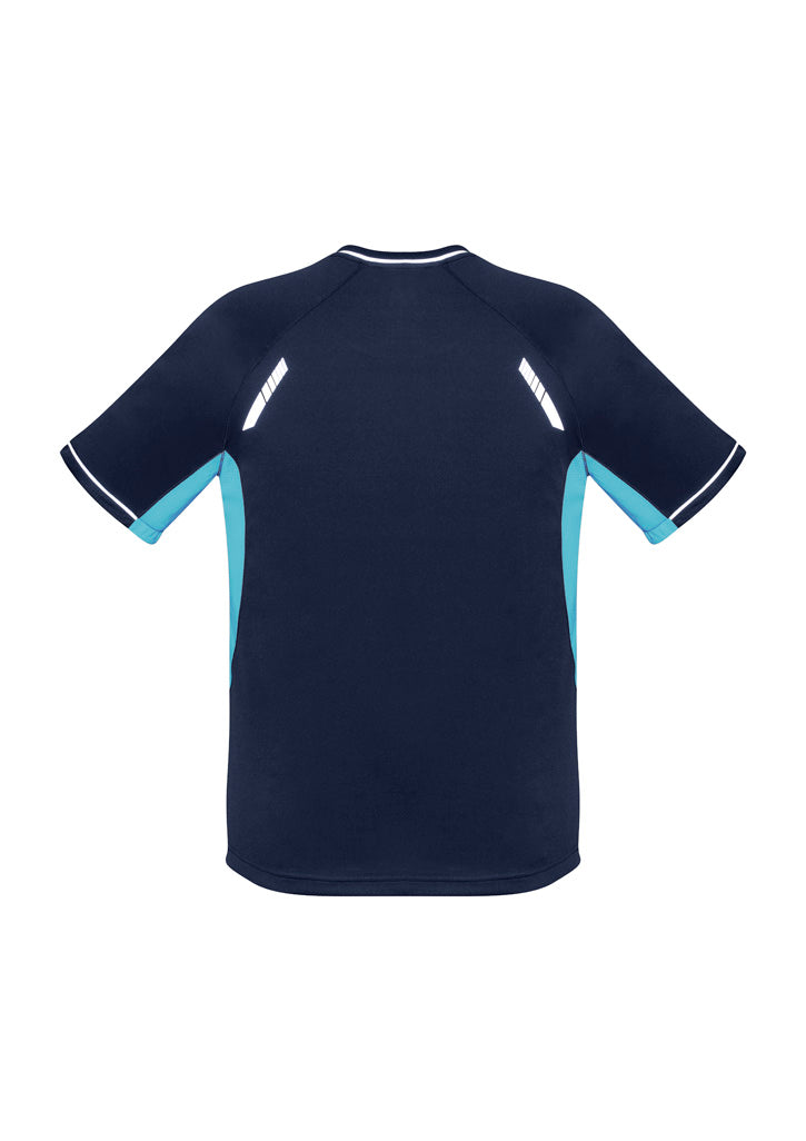 Mens Renegade Short Sleeve Tee - Navy/Sky/Silver ||SRC=https://cdn.fashionbizapps.nz/honeybee/images/T701MS_bProduct_Navy_Sky_Silver_02_dtwF8wu.jpg
