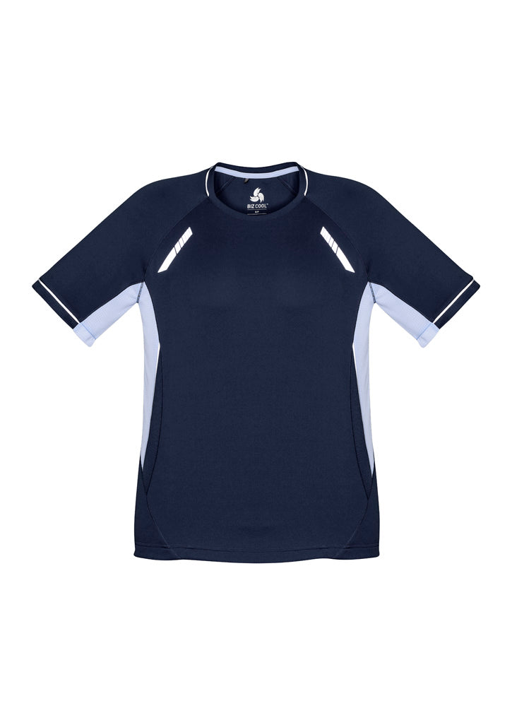 Mens Renegade Short Sleeve Tee - Navy/White/Silver ||SRC=https://cdn.fashionbizapps.nz/honeybee/images/T701MS_bProduct_Navy_White_Silver_01_l8zU95Z.jpg