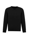 Mens Roma Knit Pullover - Black ||SRC=https://cdn.fashionbizapps.nz/honeybee/images/WP916M_bProduct_Black_01_7AIIBde.jpg