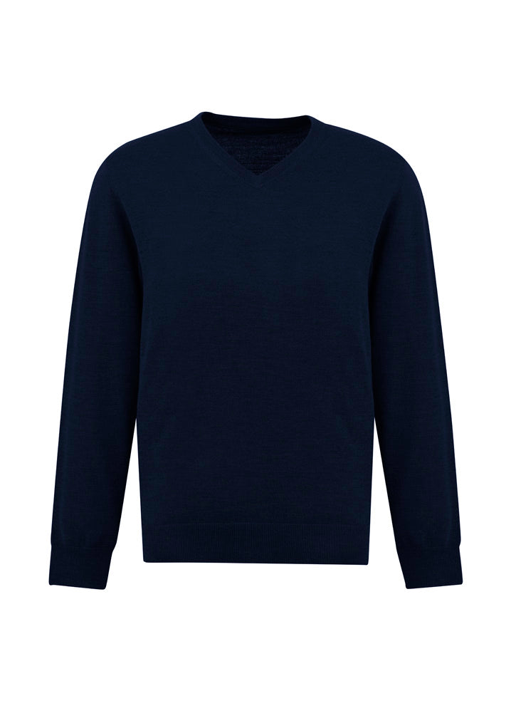 Mens Roma Knit Pullover - Navy ||SRC=https://cdn.fashionbizapps.nz/honeybee/images/WP916M_bProduct_Navy_01_iuOYrrY.jpg